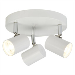 Rollo Integrated LED 3 Light Spotlight White