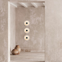 Maroni  Integrated Led Wall Lamp Black Matt-Natural Alabaster LED 3000K - thumbnail 2
