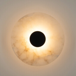 Maroni  Integrated Led Wall Lamp Black Matt-Natural Alabaster LED 3000K - thumbnail 3