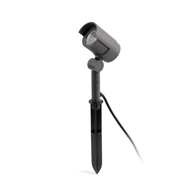 Foc LED Outdoor Short Spike Light Dark Grey IP65 - image 1