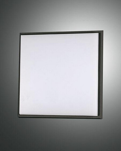 Desdy LED Outdoor Surface Mounted Downlight Black Glass, IP54