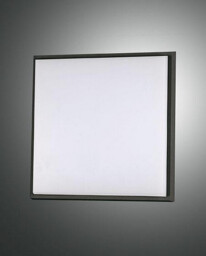 Desdy LED Outdoor Surface Mounted Downlight Black Glass, IP54
