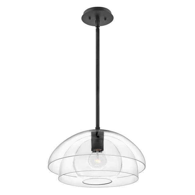 Hinkley Lotus Dome Pendant Ceiling Light Black - image 1