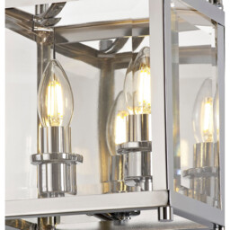 Aston Wall Light 2 Light E14 Polished Chrome/Glass - thumbnail 5