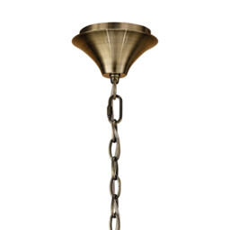 Loewe Pendant 3 Light E14, Antique Brass With Soft Bronze Shades - thumbnail 3