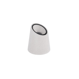 Fox Outdoor Pedestal Light White Sandstone Glass LED GU10 1x7W IP65 - thumbnail 1