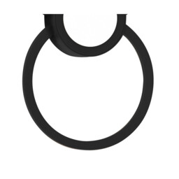 Mural Wall Lamp Circles, 24W, 3000K, 1440lm, Matt Black, 3yrs Warranty - thumbnail 5