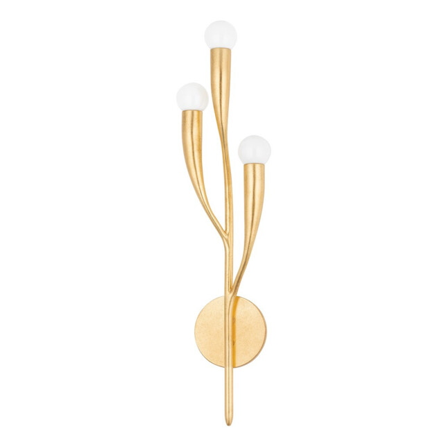 Labra 3 Light Wall Sconce Gold, 2500K