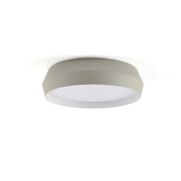 Shoku 350 Grey, White Wall / Ceiling Lamp 24W 2700K - thumbnail 1
