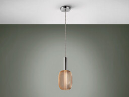Micrón Petit Hanging Bright Gold Mesh Chrome LED Pendant, 450lm 3000K - thumbnail 5