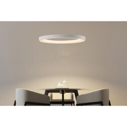 Niseko Ring Pendant 90cm 66W LED, 3000K-6000K Tuneable, 4200lm, Remote Control, White, 3yrs Warranty - thumbnail 5