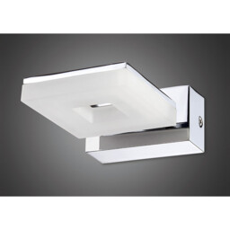 Marc Wall Lamp 1 Light 5W LED 3000K IP44, 450lm, Polished Chrome/Frosted Acrylic - thumbnail 2