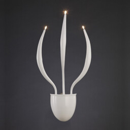 Llamas Wall Lamp 3 Light G4 White, NOT LED/CFL Compatible - thumbnail 2