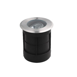 Zambelis 13cm Outdoor Recessed Ground Light Stainless Steel LED 3000K IP67