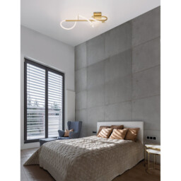 Cerelia Integrated LED Wall Lamp Brass Gold Metal LED 17.7W 1146Lm 3000K - thumbnail 2