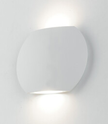MIURA Outdoor LED 2 Light Up Down Light White, IP54 520lm 3000K 16x12.8x3.5cm - thumbnail 1