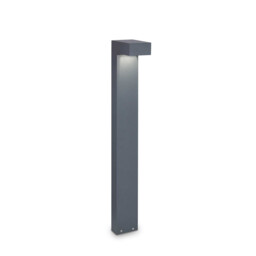 Sirio  2 Light Outdoor Tall Bollard Anthracite IP44, G9