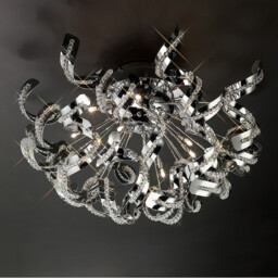 Esme Ceiling 20 Light G4 Polished Chrome/Crystal, NOT LED/CFL Compatible - thumbnail 2