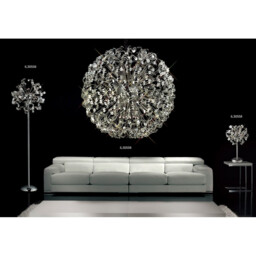 Esme Ceiling 20 Light G4 Polished Chrome/Crystal, NOT LED/CFL Compatible - thumbnail 5