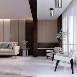 Nora Semi Ceiling, 1 Light E27, Black/Black Marble/Chrome Glass With Frosted Inner - thumbnail 3