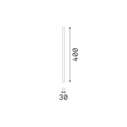Look 40cm Surface Mounted Downlight Brass 1x LED 500lm 3000K - thumbnail 2