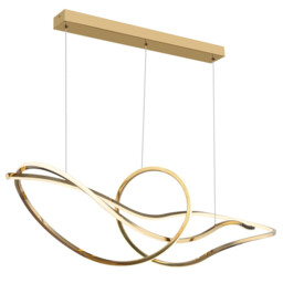 Iduna Pendant Ceiling Light Gold LED 2700/6000K