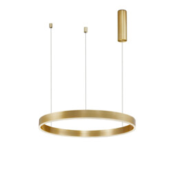 Motif Integrated LED Pendant Ceiling Light Brass Gold Aluminium LED 40W 2800Lm 3000K