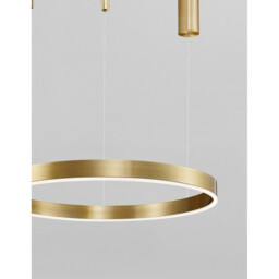 Motif Integrated LED Pendant Ceiling Light Brass Gold Aluminium LED 40W 2800Lm 3000K - thumbnail 2