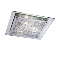 Roveta Flush Ceiling/Wall Lamp 3 Light E27 Polished Chrome