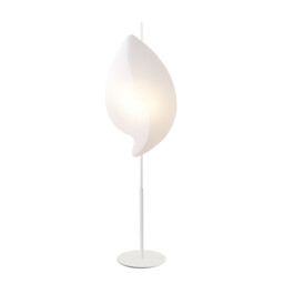 Natura Floor Lamp 2 Light E27 Outdoor IP44, Matt White/Opal White Item Weight: 15kg - thumbnail 1