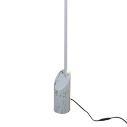 Marmol Floor Lamp, 28W LED, 3000K, 1680lm, White Marble/White, 3yrs Warranty - thumbnail 5