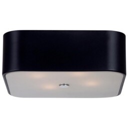 Quadro Cylindrical Ceiling Light Black