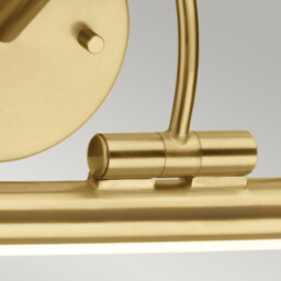 Alton LED 1 Light Small Picture Wall Light Brass - thumbnail 3