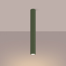 Karbon Minimalist Surface Mounted Ceiling Lamp 60 Olive Green - thumbnail 3