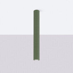Karbon Minimalist Surface Mounted Ceiling Lamp 60 Olive Green - thumbnail 2