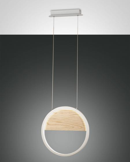 Pierre LED Integrated Pendant Ceiling Light Light White Glass