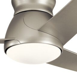 Kichler Eris 3 Blade 152cm Ceiling Fan with LED Light Brushed Nickel IP44 Remote Control - thumbnail 2