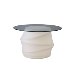 Bambu Table 2 Light E27 Outdoor IP65, Opal White/Clear Glass