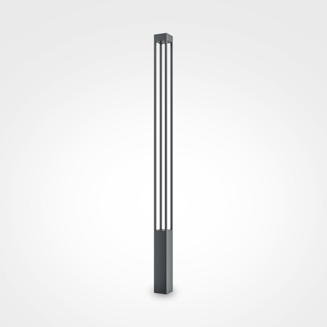 Maytoni Elbe Outdoor Bollard Graphite, 200cm 3000K IP65 - image 1