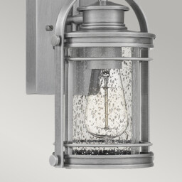 Quoizel Booker Outdoor Wall Lantern Industrial Aluminium, IP44 - thumbnail 3