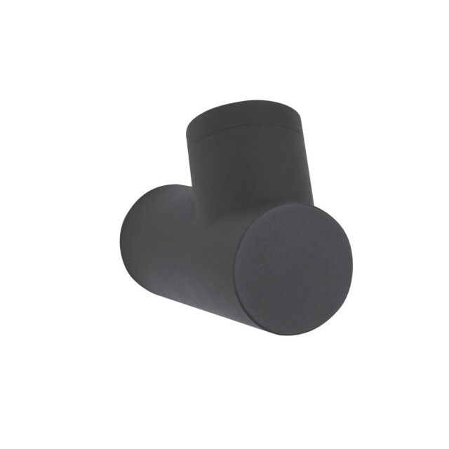 Ramo Outdoor Modern Wall Lamp Dark Grey Aluminium Glass LED GU10 1x7W IP65 - image 1