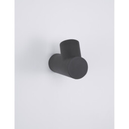 Ramo Outdoor Modern Wall Lamp Dark Grey Aluminium Glass LED GU10 1x7W IP65 - thumbnail 3