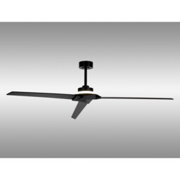Brisa 20W LED Dimmable Ceiling Light With 40W Reversible Fan, 2700-5000K , Black, IP44, 5yrs Warranty - thumbnail 2