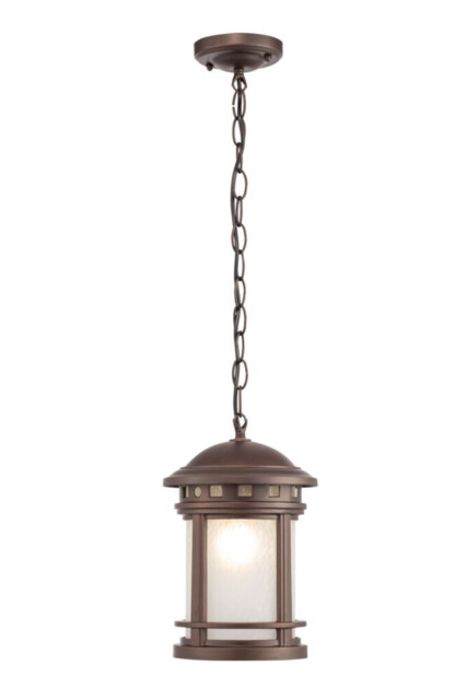 Outdoor Salamanca Brown Pendant Lantern Ceiling Light IP44