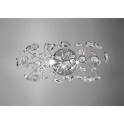 Savanna Wall Lamp Switched 2 Light G9 Polished Chrome/Crystal - thumbnail 2