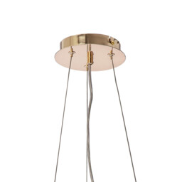 Maddison Pendant Round 6 Light G9 French Gold/Crystal - thumbnail 5