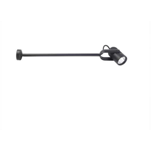 Slot Outdoor LED Spotlight With Arm Black 14W 3000K IP65 - image 1