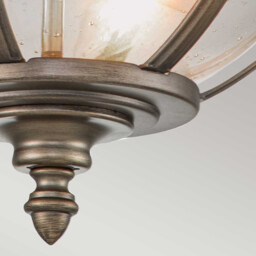 Kichler Halleron Outdoor Decorative Flush Burnished Bronze, IP44 - thumbnail 3