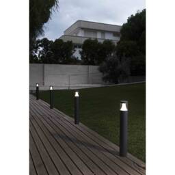 Plim Outdoor LED 1 Dark Grey Bollard 10W 3000K IP65 - thumbnail 2