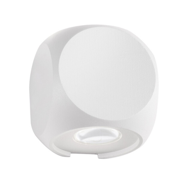 Zari 2 Light Outdoor Up Down Wall Lamp Sandy White Aluminium, Glass Cree LED 2x2W 285Lm 3000K IP54 - image 1